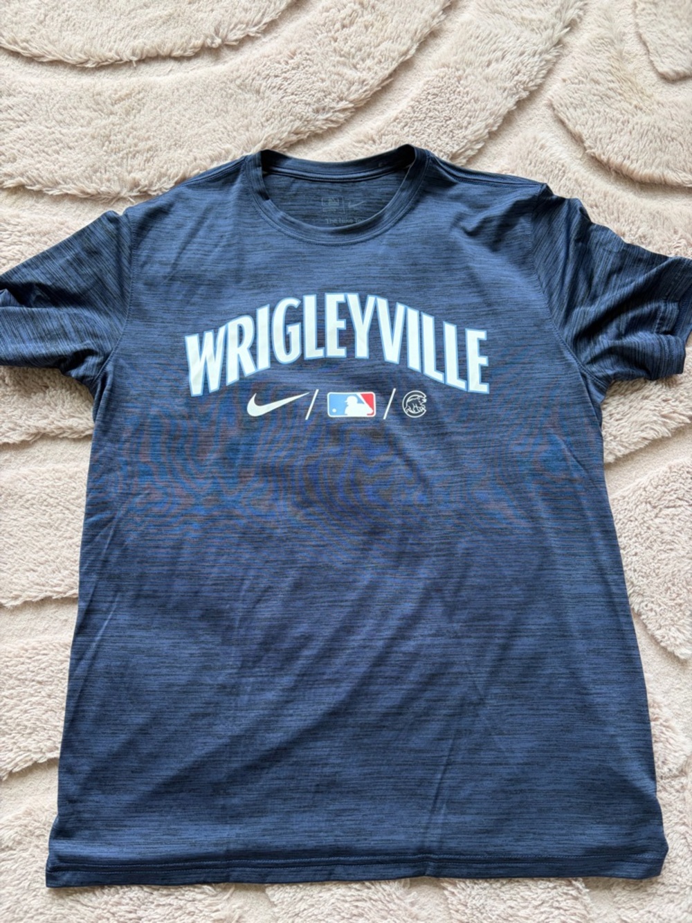Nike Wrigleyville Navy Blue Short Sleeve Tee